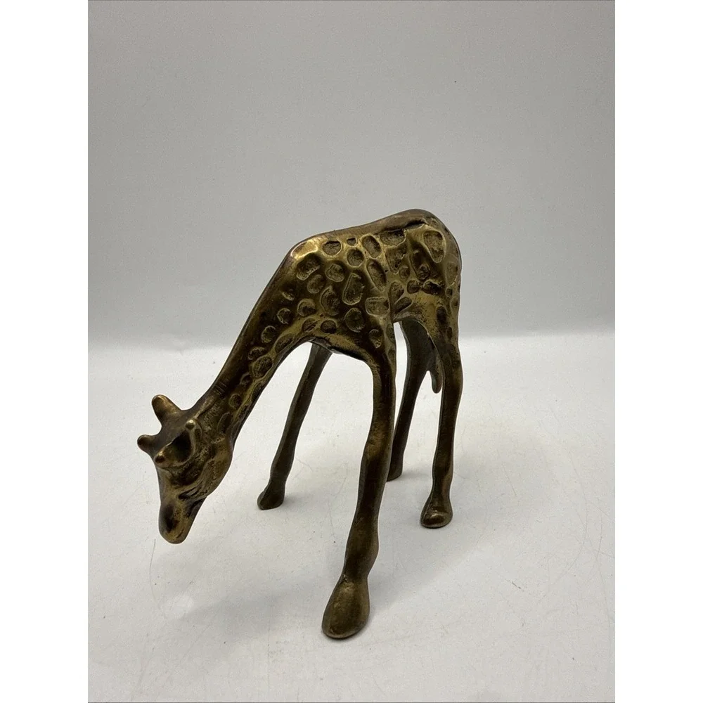 Brass Giraffe Figurine 3